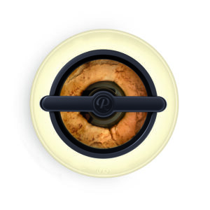 Glasdeckel RoadBaker zu Camping-Backofen Farbe cremeweiß