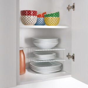 Eckschrankeinsatz metaltex Silos Farbe weiß