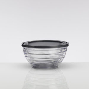 Schüsselset FLAMEFIELD mit Deckeln 3-tlg. Farbe transparent