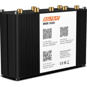 WLAN Router SELFSAT MWR 5550 5G Cat 20 inkl. SELFSAT 5G Antenne Farbe schwarz