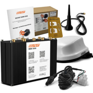 WLAN Router SELFSAT MWR 5550 5G Cat 20 inkl. SELFSAT 5G Antenne Farbe weiß
