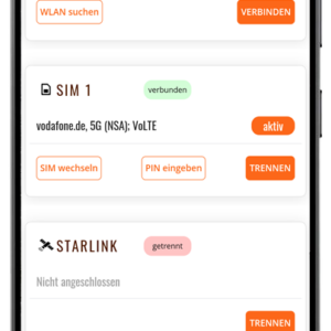 WLAN Router SELFSAT MWR 5550 5G Cat 20 inkl. SELFSAT 5G Antenne Farbe weiß