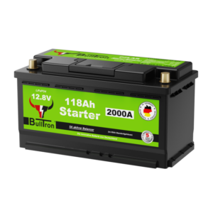 Starterbatterie 118 Ah BullTron mit 2000 A Kaltstartstrom, lang, L5 Gehäuse