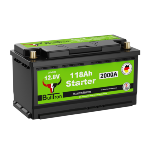 Starterbatterie 118 Ah BullTron mit 2000 A Kaltstartstrom, lang, L5 Gehäuse