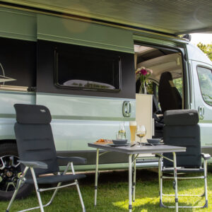 Stuhlset Crespo CR AA/213-CTA-82 Tisch mit Ablagenetz, 2 Stühle und Tragetasche