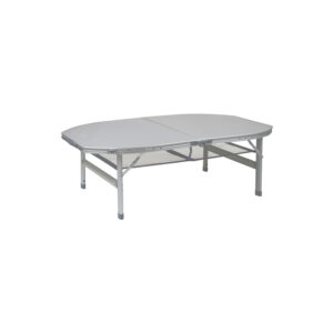 Campingtisch Bo-Camp Premium Oval Größe 120 x 80 cm Farbe grau