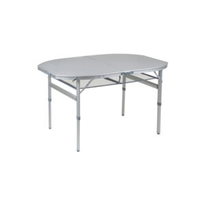 Campingtisch Bo-Camp Premium Oval Größe 120 x 80 cm Farbe grau