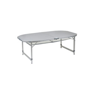 Campingtisch Bo-Camp Premium Oval Größe 150 x 80 cm Farbe grau