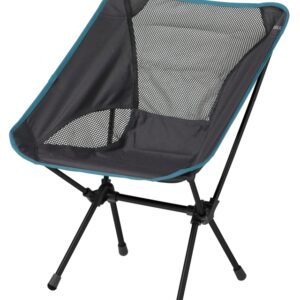 Klappstuhl Defa Farbe anthrazit mit blauen Akzenten