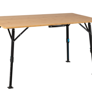 Tisch Defa Farbe schwarz mit Bambusplatte