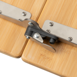 Tisch Defa Farbe schwarz mit Bambusplatte