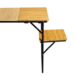 Campingküche Defa mit Bambusplatte inklusive Waschbecken Farbe schwarz, grau