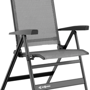 Campingstuhl BRUNNER Travelounger Air M Farbe grau/schwarz