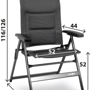 Campingstuhl BRUNNER Aravel H2L L Farbe schwarz