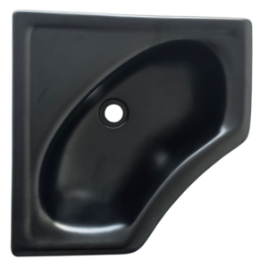 Eckwaschbecken Comet mini Farbe mattschwarz