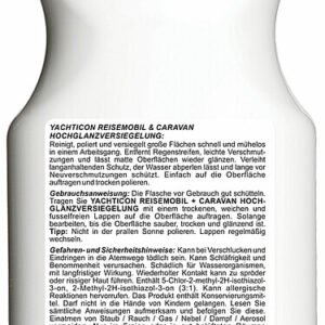 Reisemobil & Caravan Hochglanz-Versiegelung Yachticon Inhalt 1 l