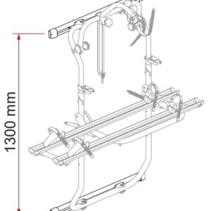 Befestigungsprofil FIAMMA Kit Bars DJ passend für Ducato ab 2006 Farbe Deep Black