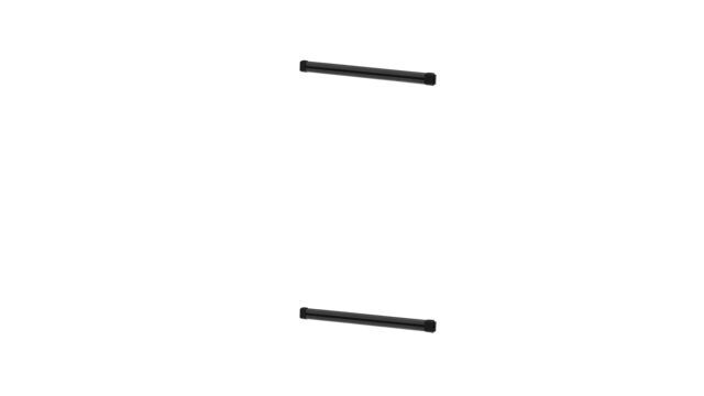 Befestigungsprofil FIAMMA Kit Bars DJ passend für Crafter ab 2017 Farbe Deep Black