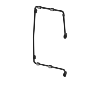 Befestigungsrahmen FIAMMA Kit Frame passend für Crafter ab 2017, Farbe Deep Black