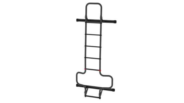 Heckleiter FIAMMA Deluxe DJ passend für Ducato ab 06/2006, Farbe Deep Black