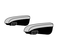 Armlehnenbezug ART für SKA-Sitz 1800 M23 Farbe anthrazit 1 Paar