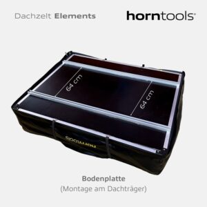 Dachzelt horntools Elements Gen II 220 cm ohne Vorzelt Farbe Midnight Stone