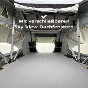 Dachzelt horntools Elements Gen II 165 cm ohne Vorzelt Farbe Midnight Stone