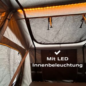 Dachzelt horntools Elements Gen II 165 cm ohne Vorzelt Farbe Midnight Stone