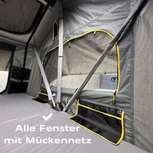 Dachzelt horntools Elements Gen II 140 cm ohne Vorzelt Farbe Midnight Stone