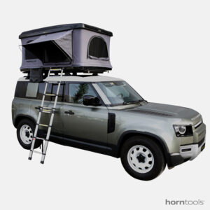 Hartschalen Dachzelt horntools Themis PopUp 165 cm Farbe schwarz / grau