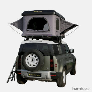 Hartschalen Dachzelt horntools Themis PopUp 165 cm Farbe schwarz / grau