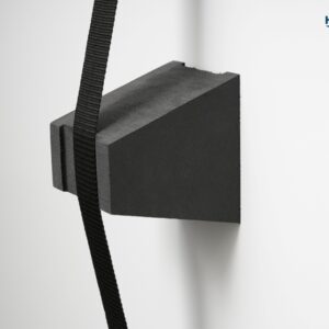 Abstandshalter Hindermann aus Hartschaum Inhalt 4 Stück Farbe schwarz