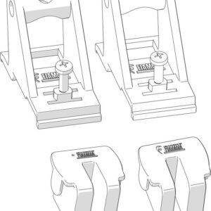 Befestigungskit Fiamma Kit Side F45L Inhalt 2 Stück