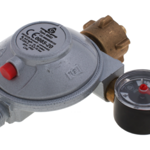 Druckminderer Cavagna 0,8kg/h 30mbar FM KLF x G1/4LH-KN 1St mit Manometer