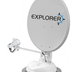 Satanlage MAXVIEW Explorer automatisch 85 cm Twin Farbe weiß