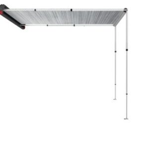 Wandmarkise FIAMMA F35 290, 285 x 250 cm Tuch Farbe royal grey Gehäuse Farbe deep black