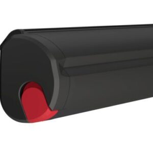 Wandmarkise FIAMMA F35 290, 285 x 250 cm Tuch Farbe royal grey Gehäuse Farbe deep black