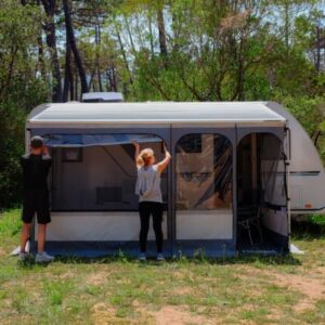 Markise Fiamma CaravanStore Evo ZIP 320 für Vorzelt ZIP Tuch Farbe Royal Blue