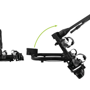 Fahrradträger EUFAB TECDC1+ für 2 Fahrräder Traglast 60 kg, Farbe schwarz