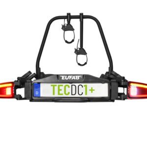 Fahrradträger EUFAB TECDC1+ für 2 Fahrräder Traglast 60 kg, Farbe schwarz