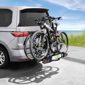 Fahrradträger EUFAB TECDC1+ für 2 Fahrräder Traglast 60 kg, Farbe schwarz