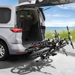 Fahrradträger EUFAB TECDC1+ für 2 Fahrräder Traglast 60 kg, Farbe schwarz