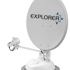 Satanlage MAXVIEW Explorer automatisch 65 cm Single Farbe weiß