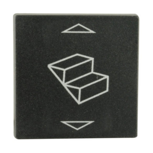 Flächenwippe Trittstufe 6-polig Farbe schwarz