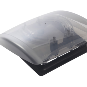 Dachhaube MPK VisionVent S pro 27 P Ausschnitt 28 x 28 cm Farbe schwarz Haube rauchglas