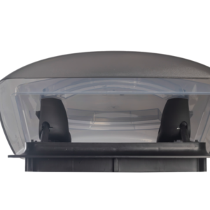 Dachhaube MPK VisionVent S pro 27 P Ausschnitt 28 x 28 cm Farbe schwarz Haube rauchglas