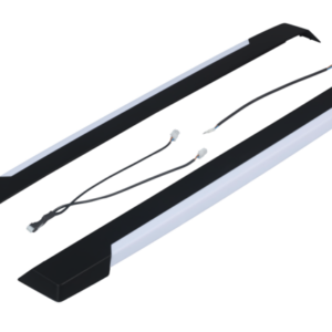 Nachrüst-Set MPK Seitenblenden mit LED für Plisseerahmen VisionStar M/ VisionVent L LED Farbe schwarz