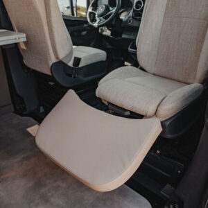 Beinauflage ART passend für Fiat Captain Chair Beifahrersitz Farbe beige