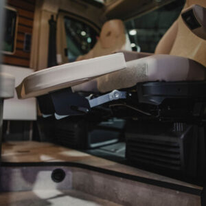 Beinauflage ART passend für Fiat Captain Chair Beifahrersitz Farbe beige