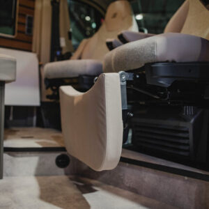 Beinauflage ART passend für Fiat Captain Chair Beifahrersitz Farbe beige